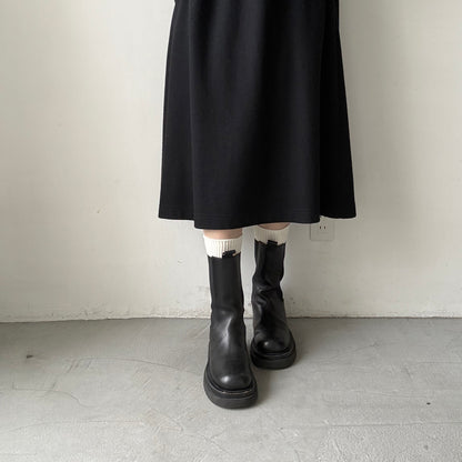 homspun  コットンウールハイソックス
