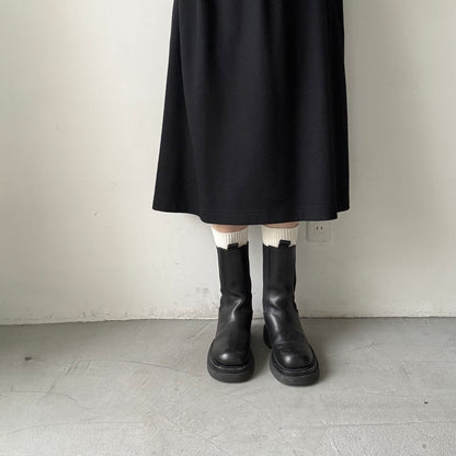 homspun  コットンウールハイソックス