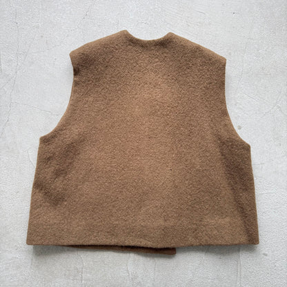 atelier d'antan  Grecoウールベスト　ブラウン