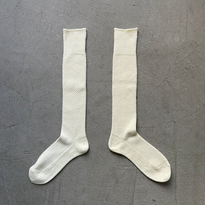 homspun  コットンウールハイソックス