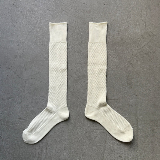 homspun  コットンウールハイソックス