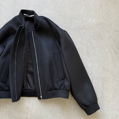 TENNE HANDCRAFTED MODERN カシミアウールブルゾン　ブラック