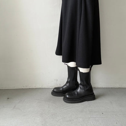 homspun  コットンウールハイソックス