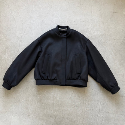TENNE HANDCRAFTED MODERN カシミアウールブルゾン　ブラック